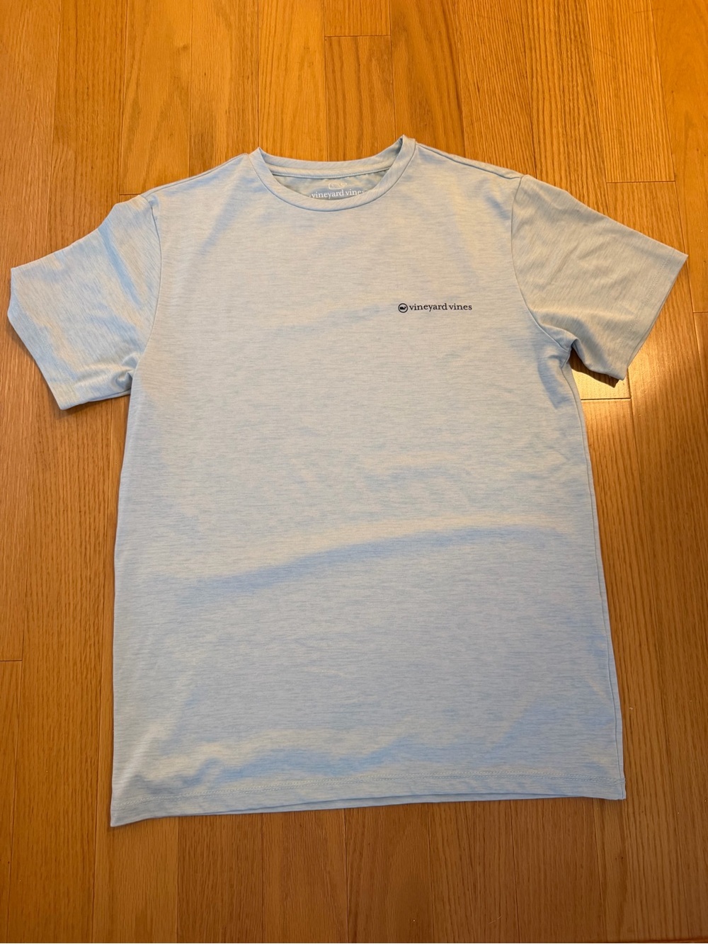 Vineyard Vines Light Blue Short Sleeve Logo Tee